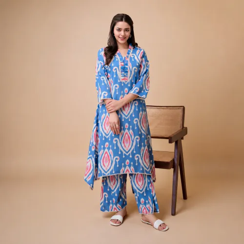 Sky Glow Ikat 2-Piece Set